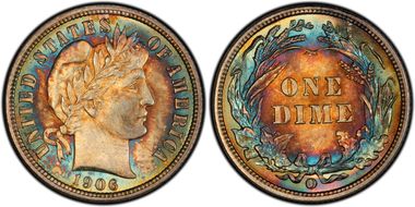 1906-O 10C MS67