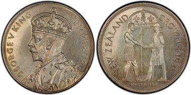 1935 Crown Waitangi MS64