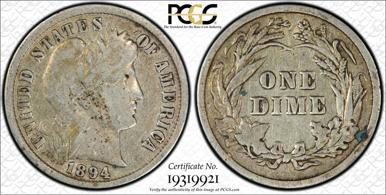 Cert 19319921 - Coin Image