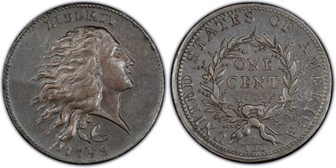 1793 1C Wreath, S-6 XF45BN
