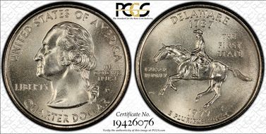1999-P 25C Delaware MS68
