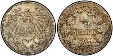 1919-E 1/2 Mk J-16 MS65