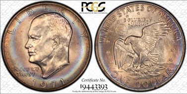 1971 $1 MS64