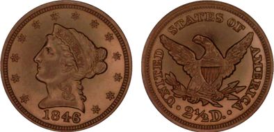 1846 $2.50 MS62