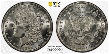 1892-O $1 MS64+