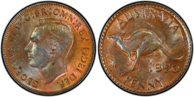 1950 Y. (p) 1D AU58BN