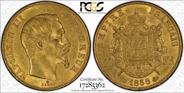 1858-BB 50 Fr Gad-1111 F-547 MS61