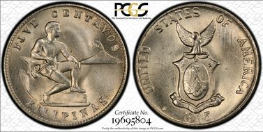 1945-S 5C Allen-6.06a RP5 MS64