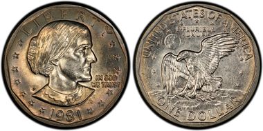 1981-P SBA$1 MS66