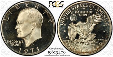 1971-S $1 Silver PR66DCAM