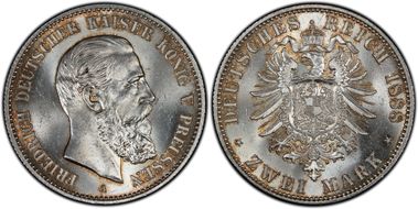 1888-A 2 Mk J-98 Friedrich MS64