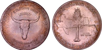 1935 50C Spanish Trail MS67