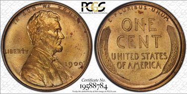 1909 1C Lincoln PR64RD