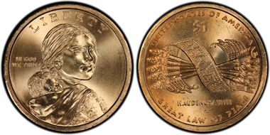 2010-P $1 Native American, Position B MS66