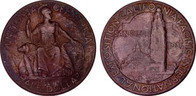 1936-D 50C San Diego MS66