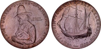 1920 50C Pilgrim MS66