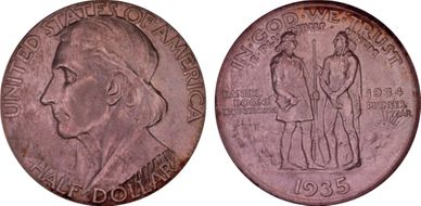 1935/34 50C Boone MS66+