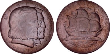 1936 50C Long Island MS66