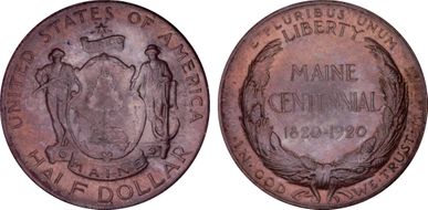 1920 50C Maine MS66