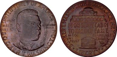 1946 50C Booker T. Washington MS67