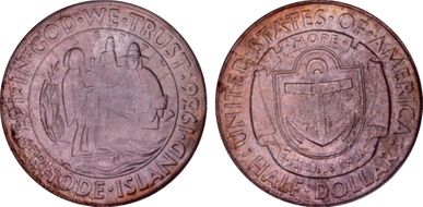 1936-S 50C Rhode Island MS66