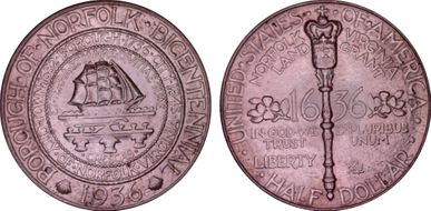 1936 50C Norfolk MS67