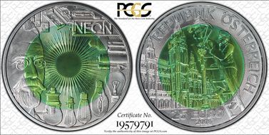 2008 € 25 Carl Auer von Welsbach MS70