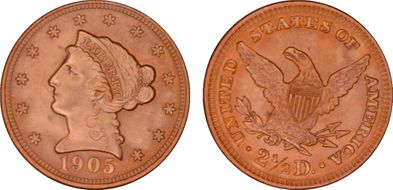 1905 $2.50 MS65