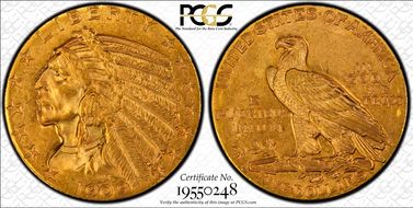 1909-D $5 MS63