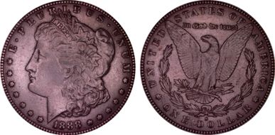 1888-S $1 XF45