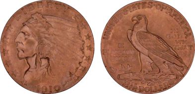 1910 $2.50 AU58