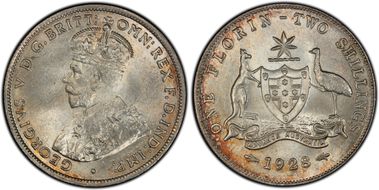 1928(m) Florin MS64