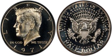 1971-S 50C DDO FS-101 PR67