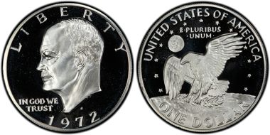 1972-S $1 Silver DDO FS-101 PR69DCAM