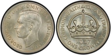 1937 Crown KM-34  Ag MS64