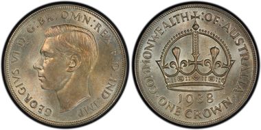 1938 Crown KM-34  Ag MS64