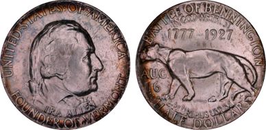 1927 50C Vermont MS64