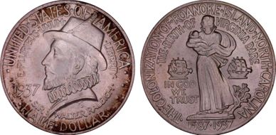 1937 50C Roanoke MS67+