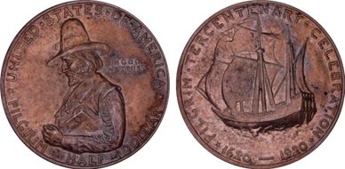 1920 50C Pilgrim MS63