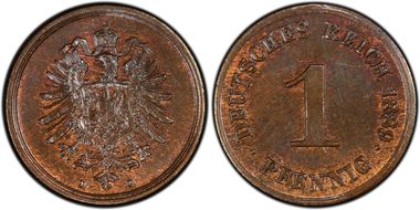 1889-D Pfg MS63BN