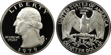 1979-S 25C Type 2 PR70DCAM