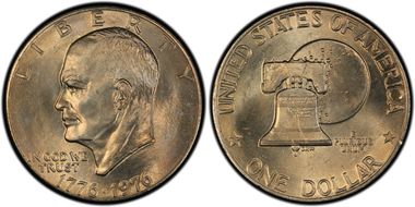 1976 $1 Type 2 MS65