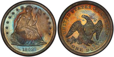 1862 $1 PR65