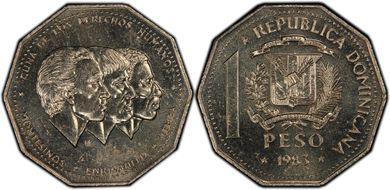 1983(t) Peso Human Rights MS64