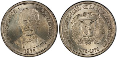 1976 25C Juan Pablo Duarte MS67