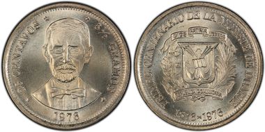 1976 25C Juan Pablo Duarte MS67