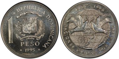 1995 Peso UN-Peace MS66