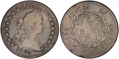 1796 $1 BB-66 F12