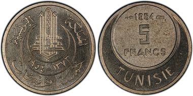 AH1373-1954 P5 Fr Lec-313 Piéfort Essai SP66