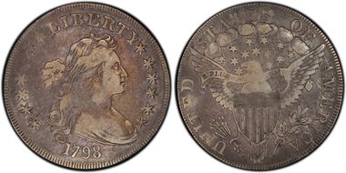 1798 $1 BB-125 VF20